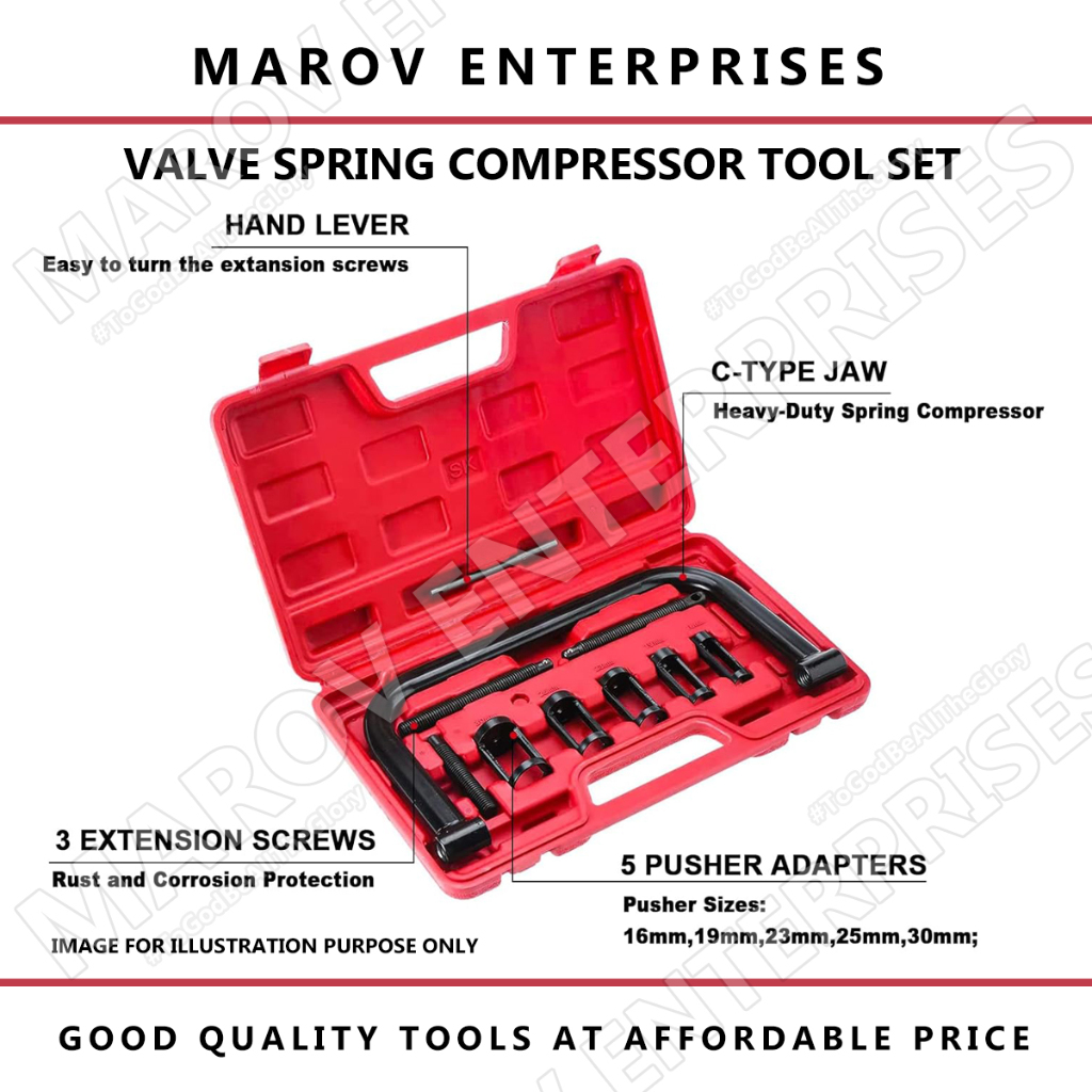 10pcs Removal And Installation Tools Clamp Set Engine Spring Compressor ...