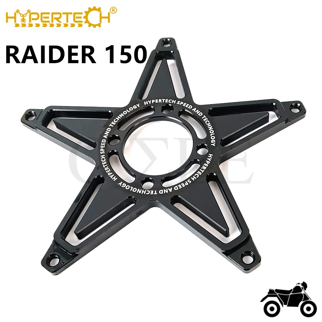 Hypertech Racing CNC Star Disc Adapter For Raider150 Fi Raider150 Carb ...