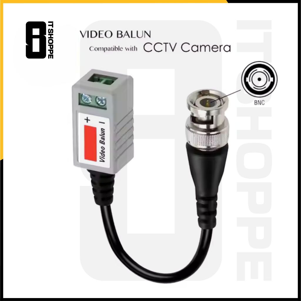 Video Balun 2mp Screw Type for CCTV UTP CAT5/CAT6 | Shopee Philippines