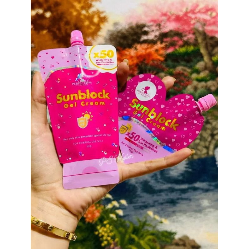 SKIN PERFECTION ALL NATURALS SUNBLOCK GEL CREAM YOUR DAILY SKIN ...