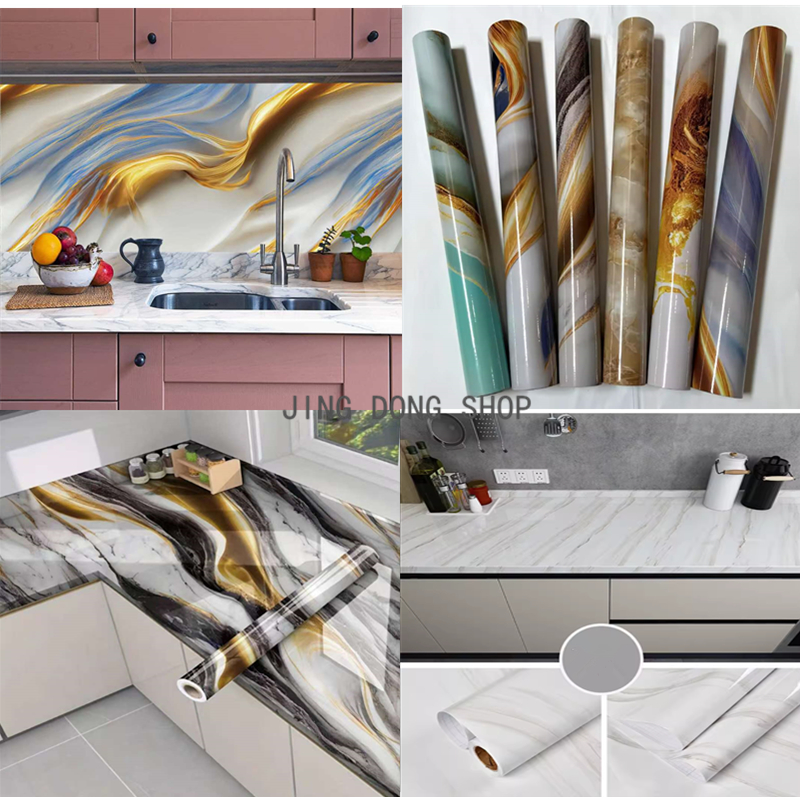 Kitchen oil proof wallpaper wall stickers self adhesive waterproof Anti ...