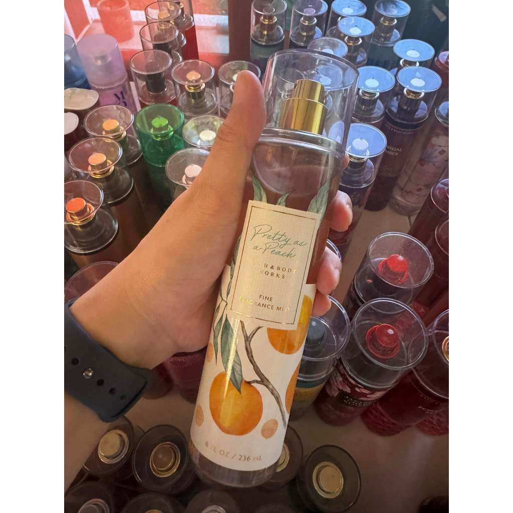 Bath & Body Works Pretty As A Peach Duftnebel – 236 Ml, Fruchtig-frischer Pfirsichduft