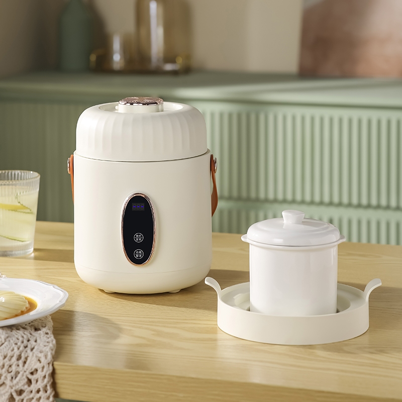 Portable Stewing Cup - 1.4L Capacity. Preset Timer & Keep Warm. All ...