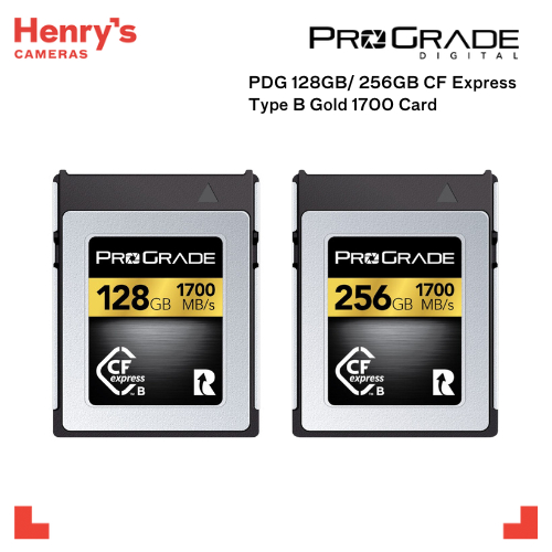 Prograde Digital PDG 128GB/256GB CF Express Type B Gold 1700 Card ...