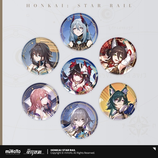 Official miHoYo Honkai: Star Rail Harmony Path Series Badge Pins ...