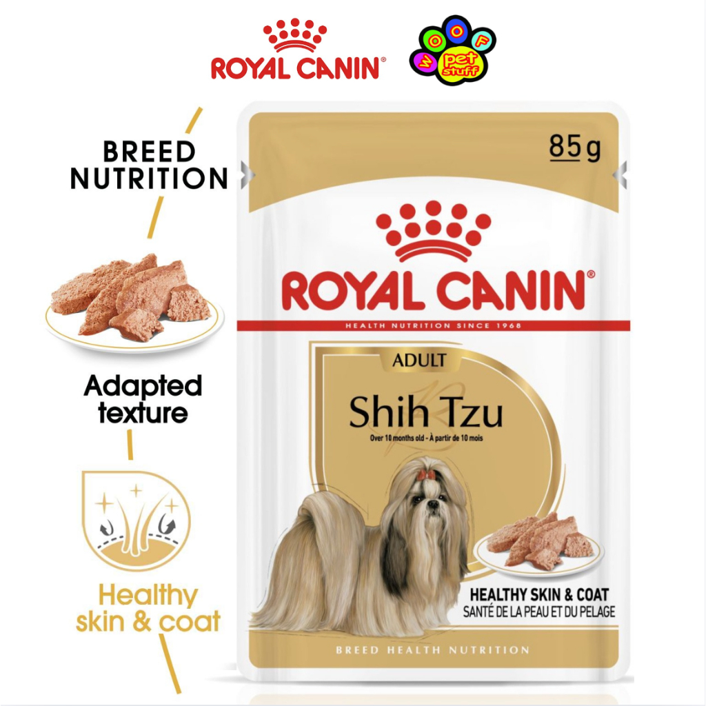 Royal Canin Shih Tzu Adult – Spezialfutter Für Ausgewachsene Shih Tzus, 1,5 Kg | Fördert Haut-, Fell- & Zahngesundheit