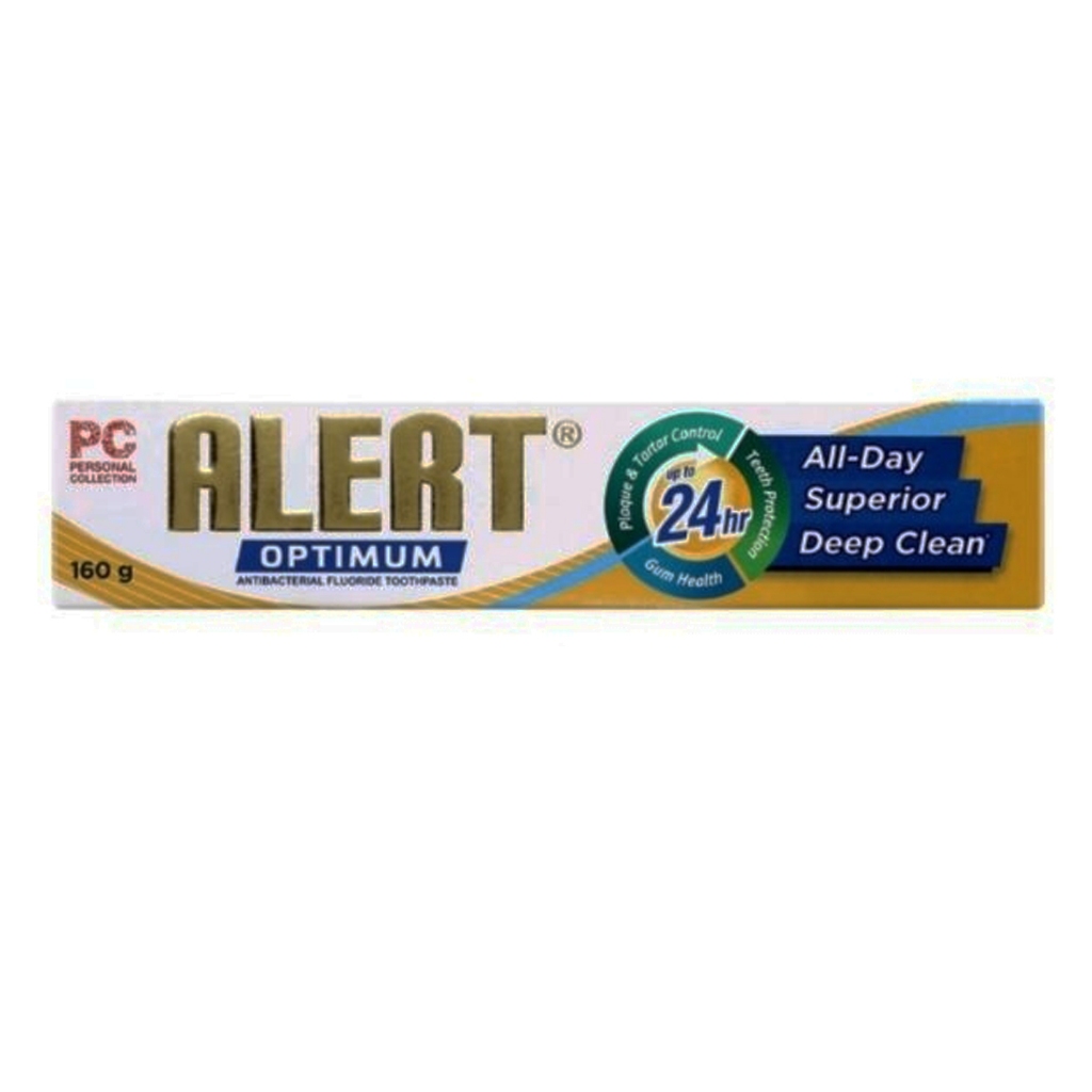 Alert Optimum Antibacterial Fluoride Toothpaste Anticavity Advance Care ...
