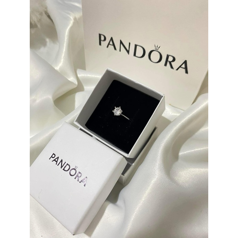 Pandora Promise Ring With Box And Paper Bag (assorted) | Shopee Philippines