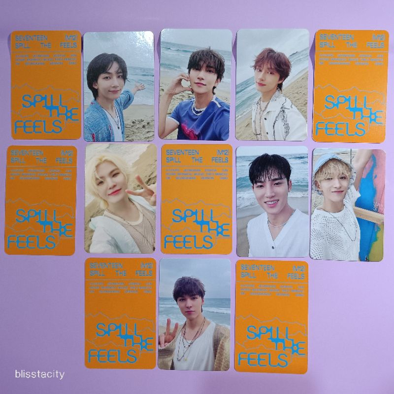 RPC | SEVENTEEN SPILL THE FEELS PHOTOCARD | STF REG ALBUM PC
