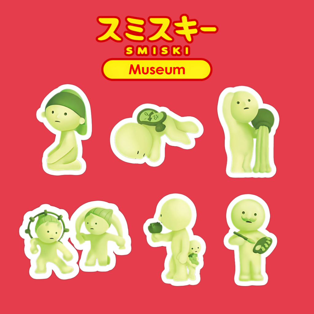 SMISKI Museum Series Sticker Set (6pcs) | Shopee Philippines