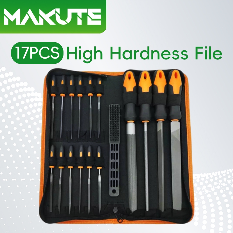 17Pcs Metal & Wood File Rasp Set, T12 High Carbon Steel Hand File Set ...