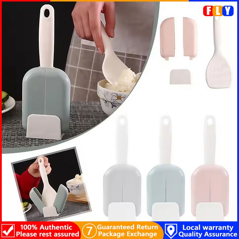Plastic Rice Scoop Automatic Open And Close Dust Cover Tableware Stand ...
