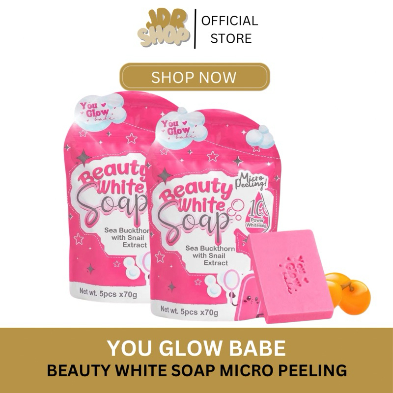 BEAUTY WHITE SOAP Micro Peeling 10x Power Whitening 5PCS BAR SOAP PER ...