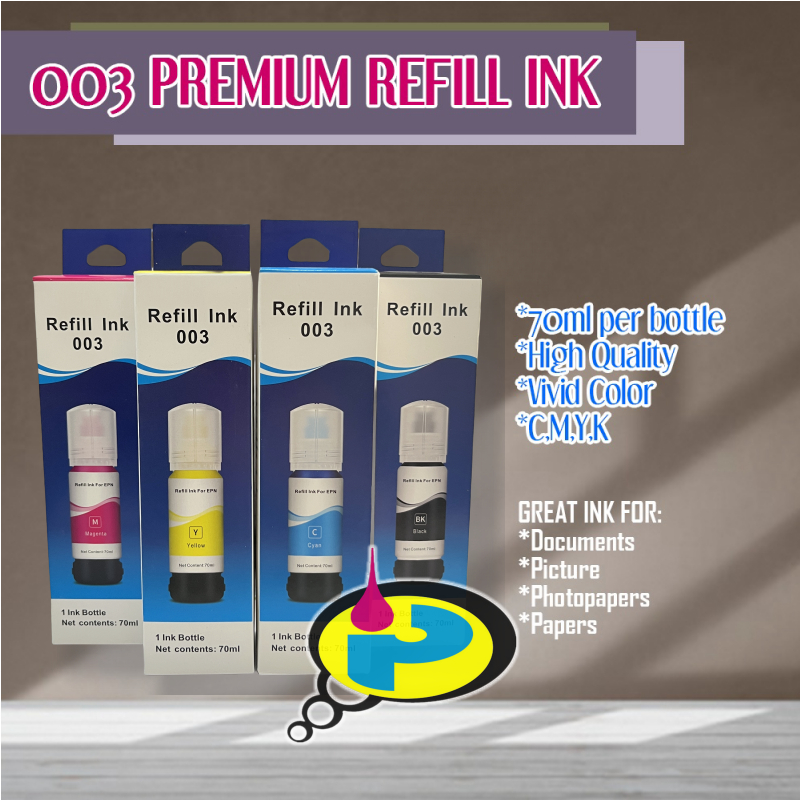 Dye compatible Epson 003 ink Filling ink L3210 L1110 L3110 L3120 L3150 ...