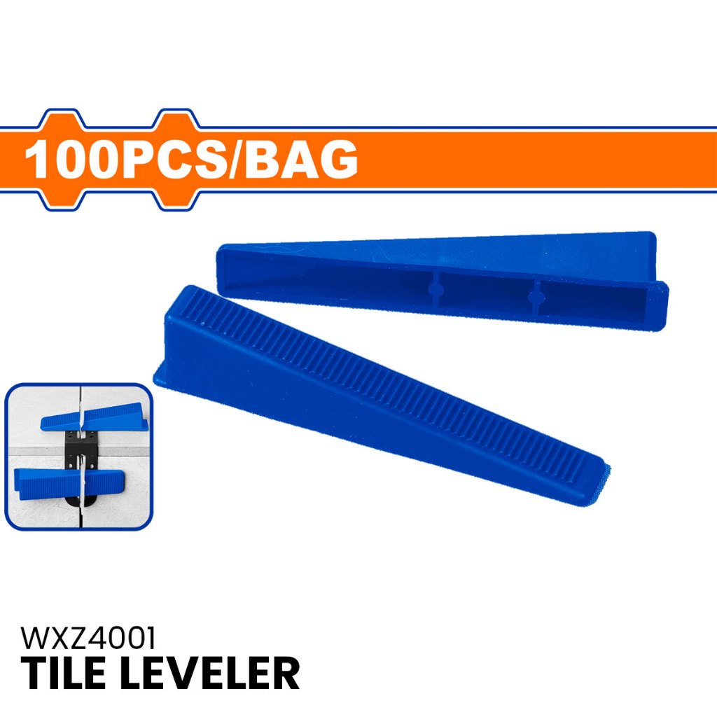 BUILDMATE Wadfow 100PCS/BAG Plastic Tile Leveler Wedges Alignment ...
