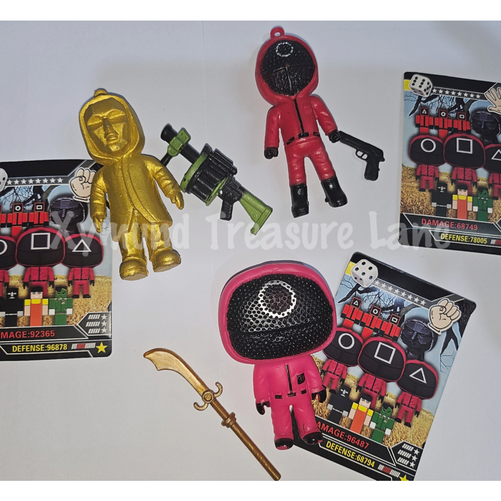Lot de 6 Figurines Squid Game WCF Collection