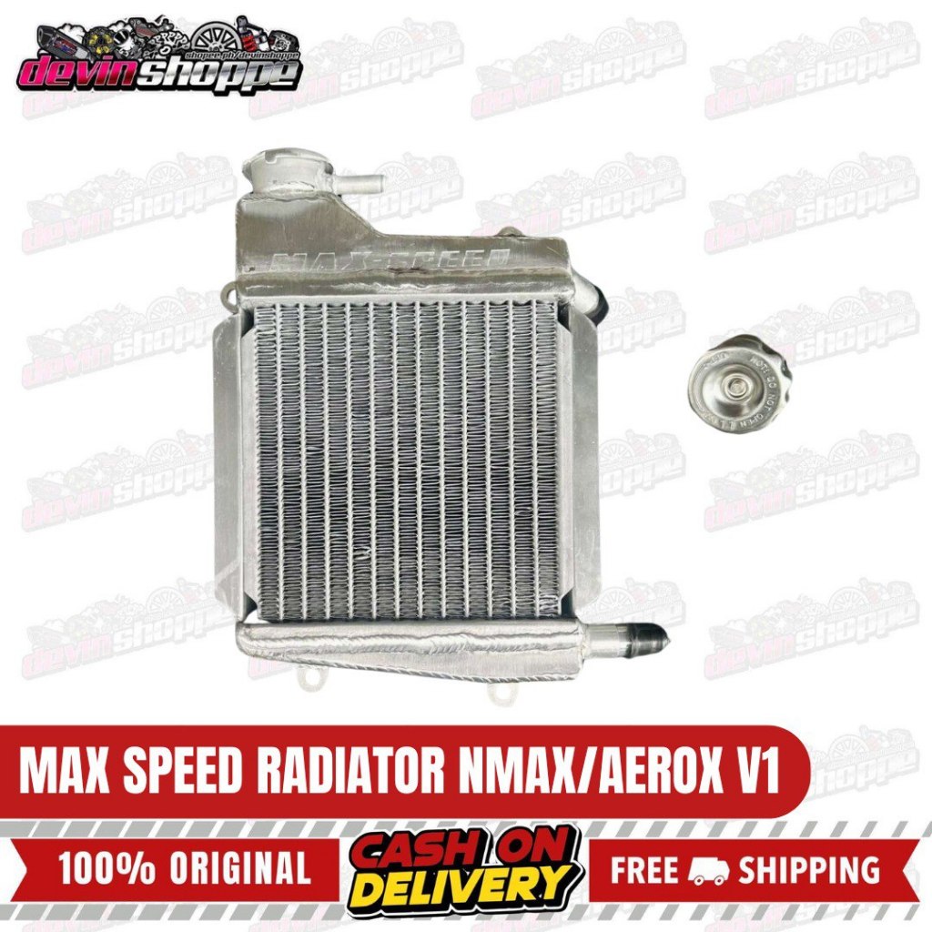 MAX SPEED RADIATOR FOR NMAX V1 / AEROX V1 | Shopee Philippines