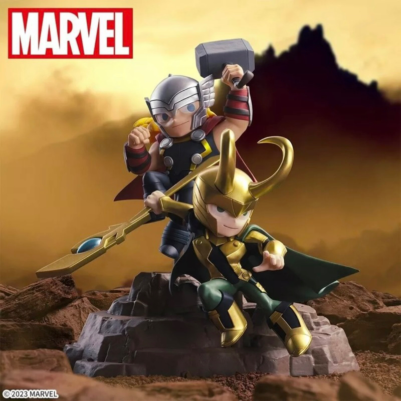MARVEL Thor and Loki - Luminasta - Action Figure - (Gurihiru Art ...