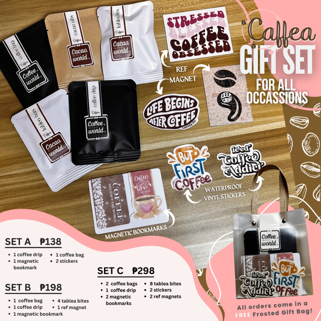 Coffee Gift Set | Tablea De Cacao Gift Set | Shopee Philippines