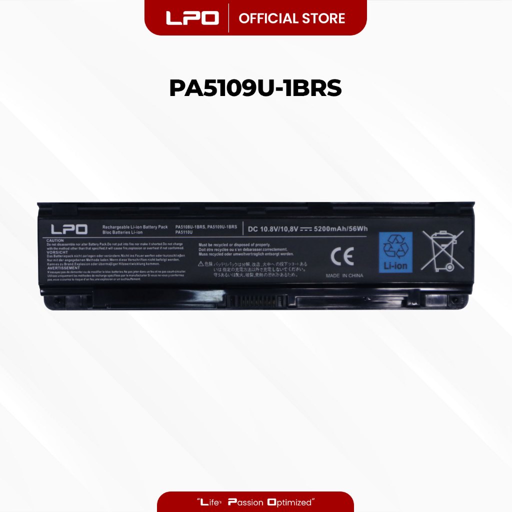 Batterie 14.8V 3000mAh 45Wh PA5185U-1BRS – Compatible Toshiba Satellite C50 C55 L50 L55