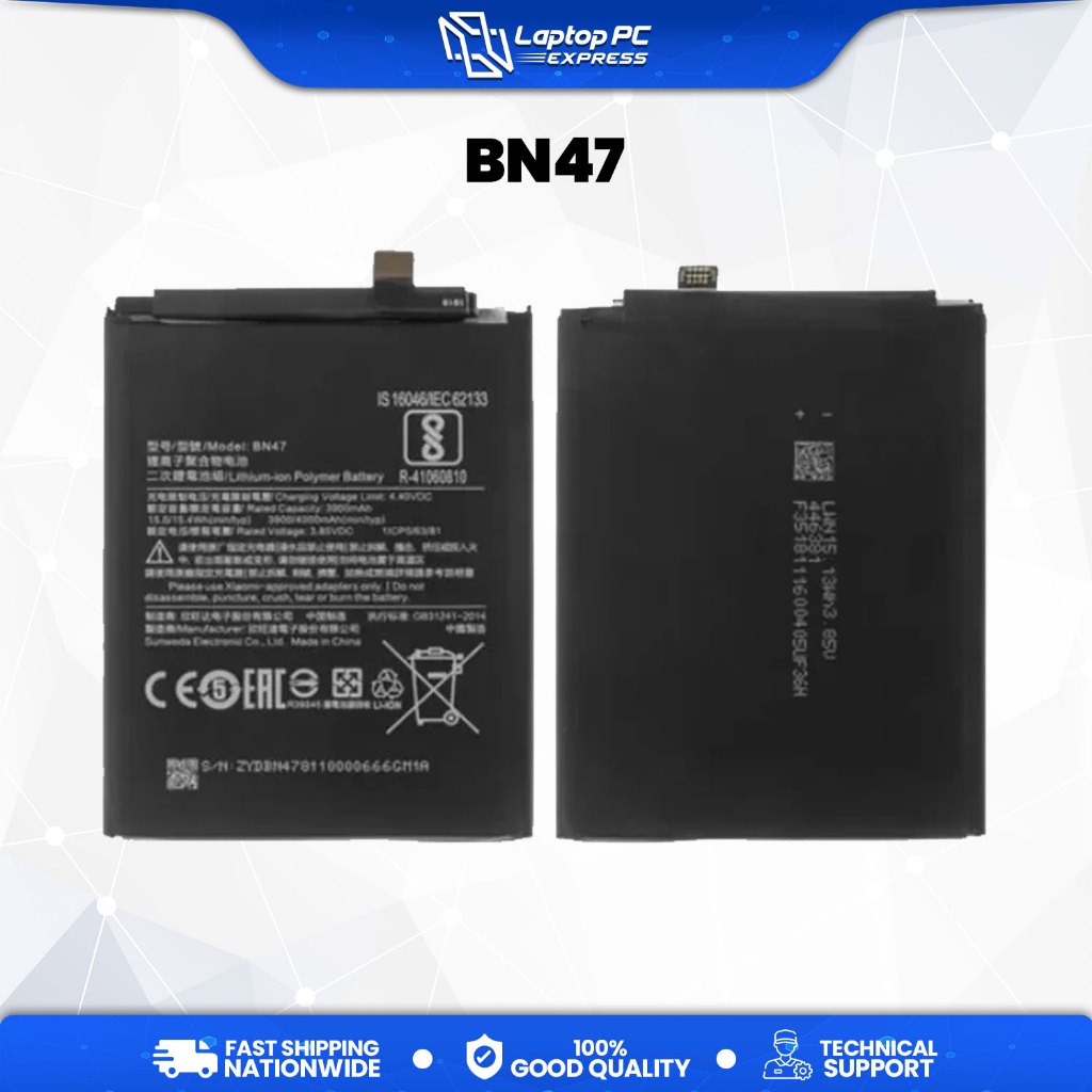BN47 Battery Replacement Type for Xiaomi Redmi Mi A2 Lite M1805D1SG with  High Capacity - Main Image