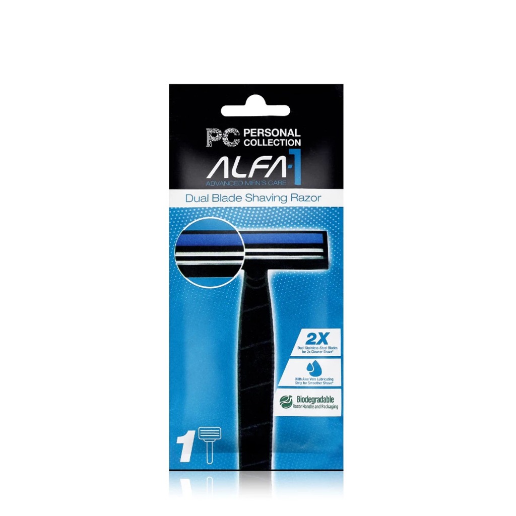 Personal Collection Alfa-1 Dual Blade Disposable Razor | Shopee Philippines