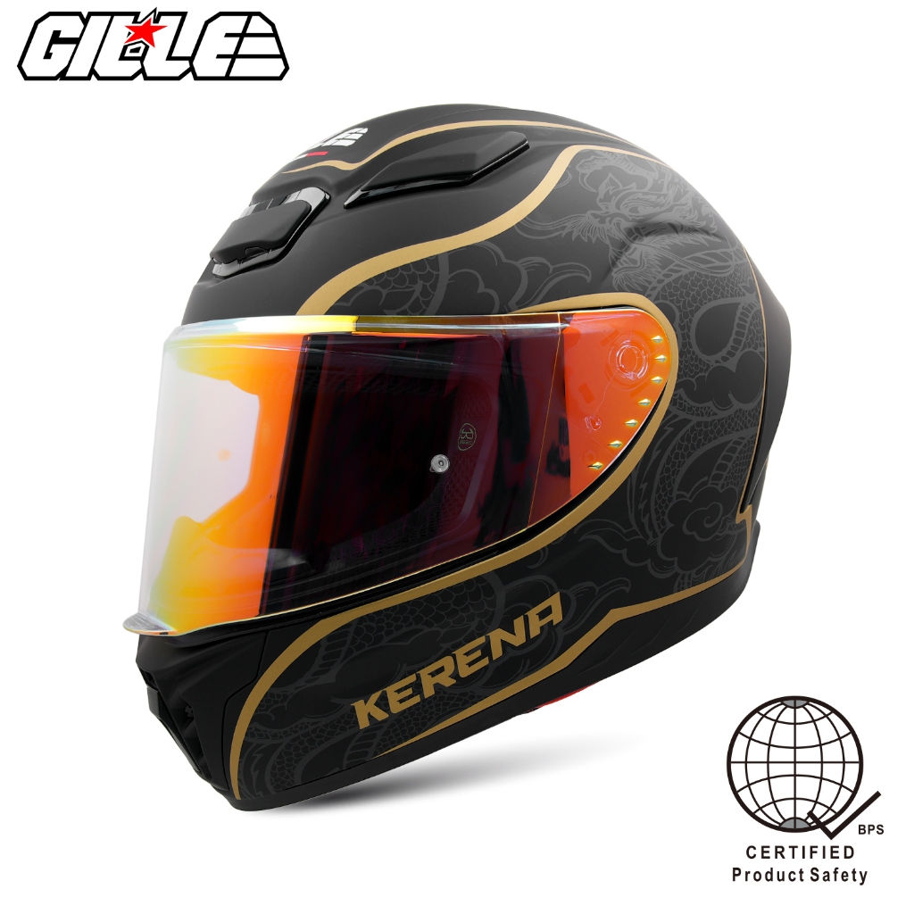 GILLE FF007 Kerena Elaya Single Visor Full Face Motorcycle Helmet ...