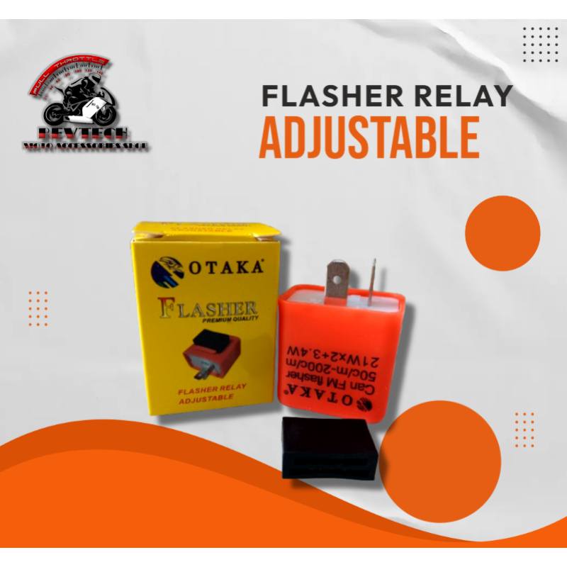 TOP-NOTCH JAPAN QUALITY FLASHER RELAY ADJUSTABLE | Shopee Philippines