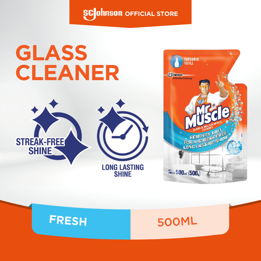NOT FOR SALE - Mr. Muscle Glass and Multi-Surface Cleaner 500ml Refill ...