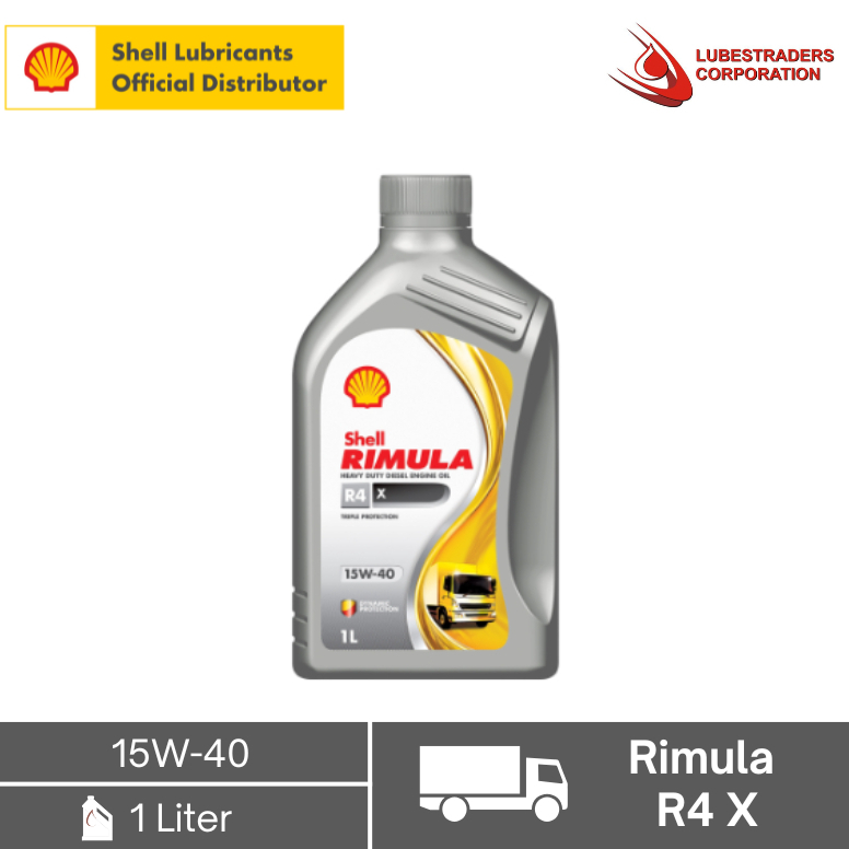 Shell Rimula R4X 15W-40 (CI-4/DH-1) - 1L | Shopee Philippines