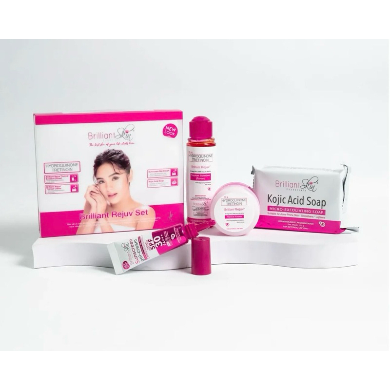 ORIGINAL BRILLIANT SKIN REJUVENATING SET Kojic Soap Toner Night 