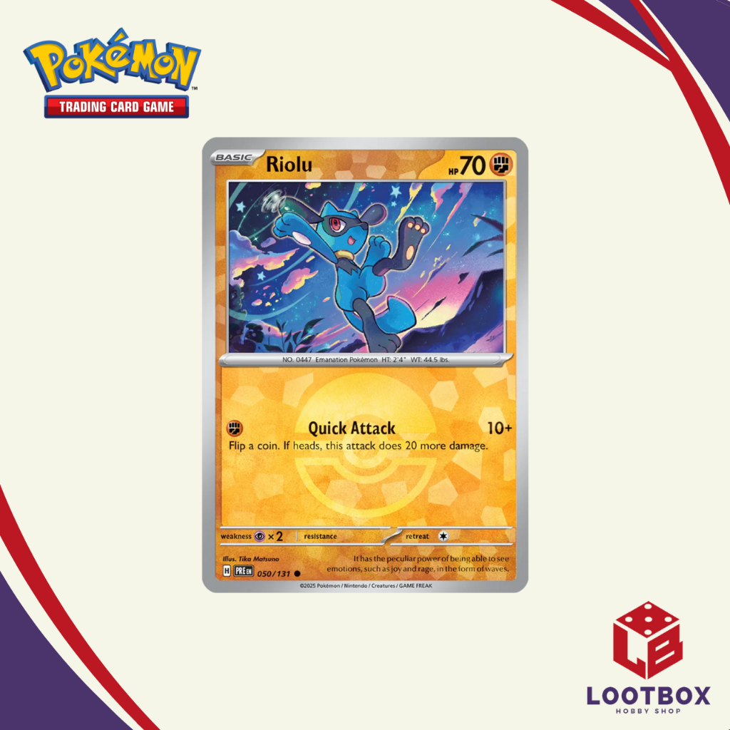Pokemon Card Game: Riolu (Pokeball Rare) - Prismatic Evolutions ...