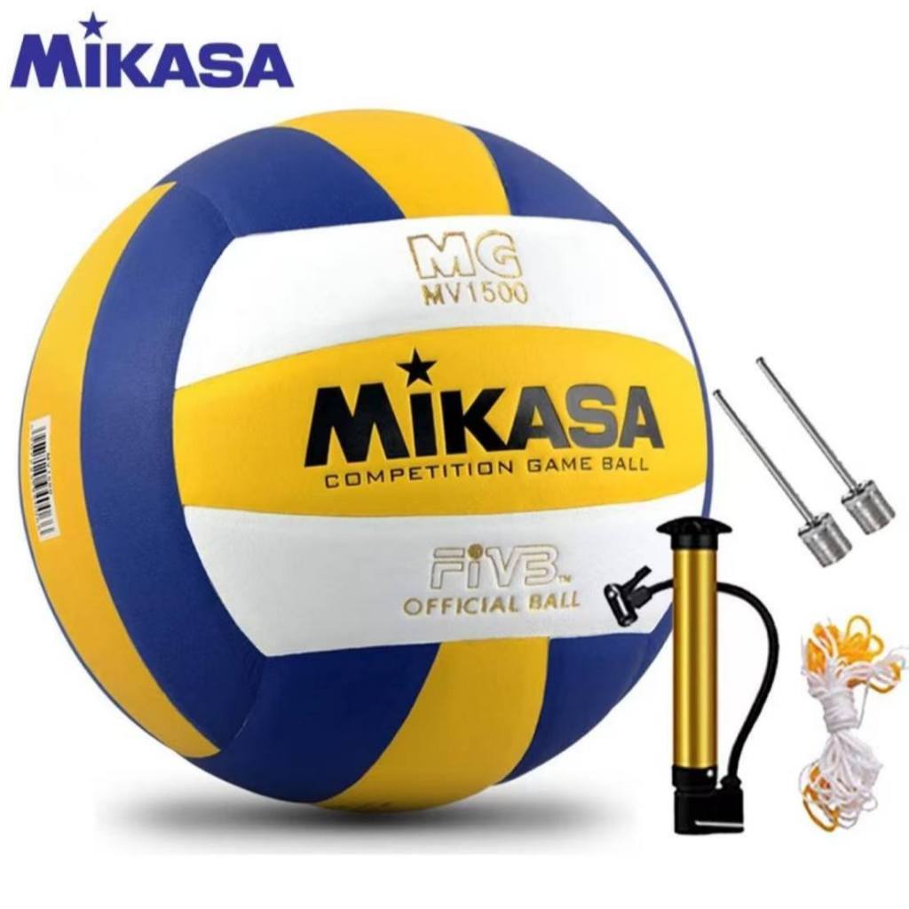 Original 「Mikasa V200W/MV210」Volleyball Ball Size 5 Indoor Beach Game ...