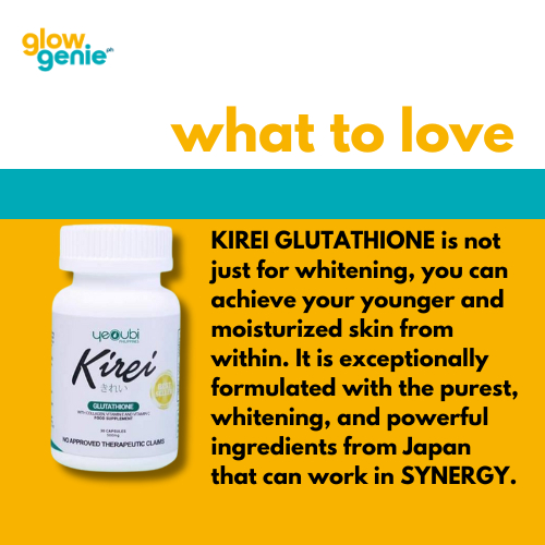 Yeoubi Kirei Glutathione 500mg x 30 capsules (1 Bottle)
