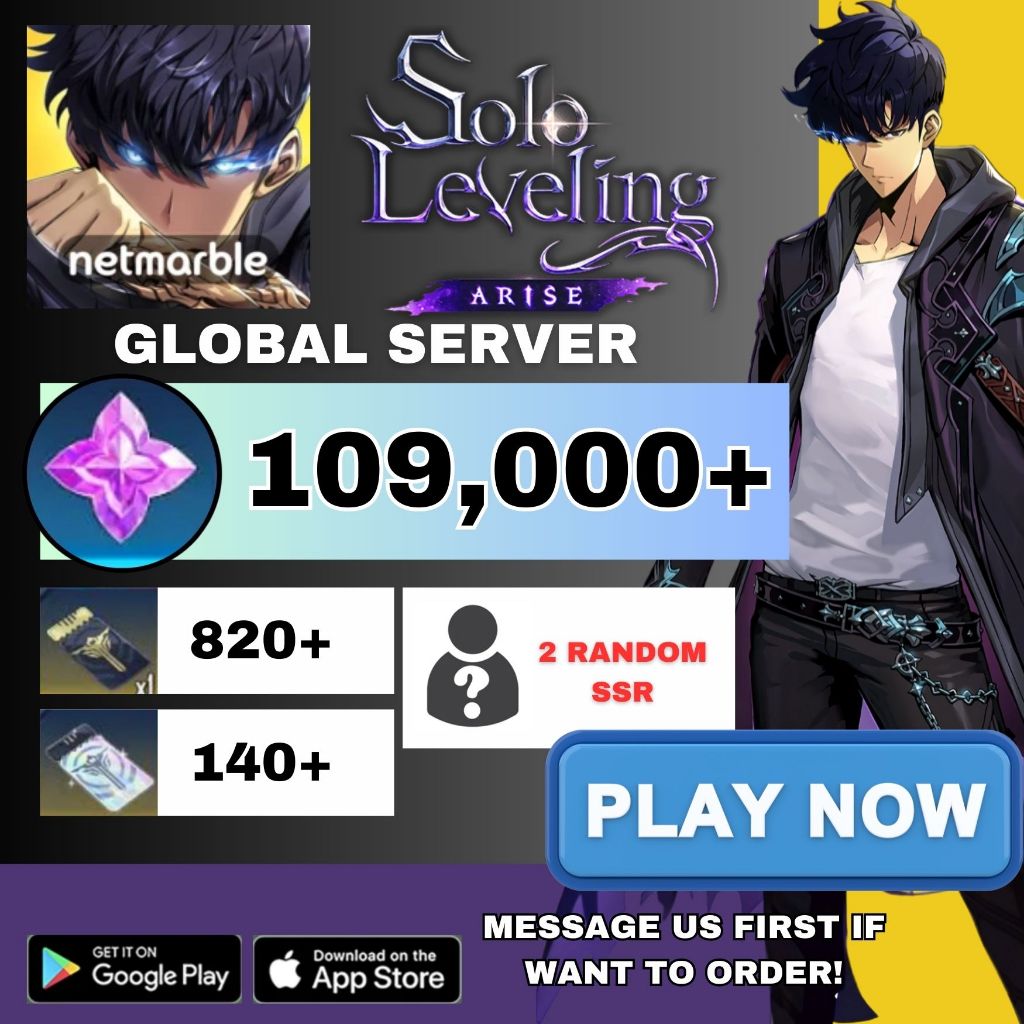 Compte Solo Leveling Arise Avec 16000+ Pierres D'Essence Et 1 SSR Cha Hae In - Neuf