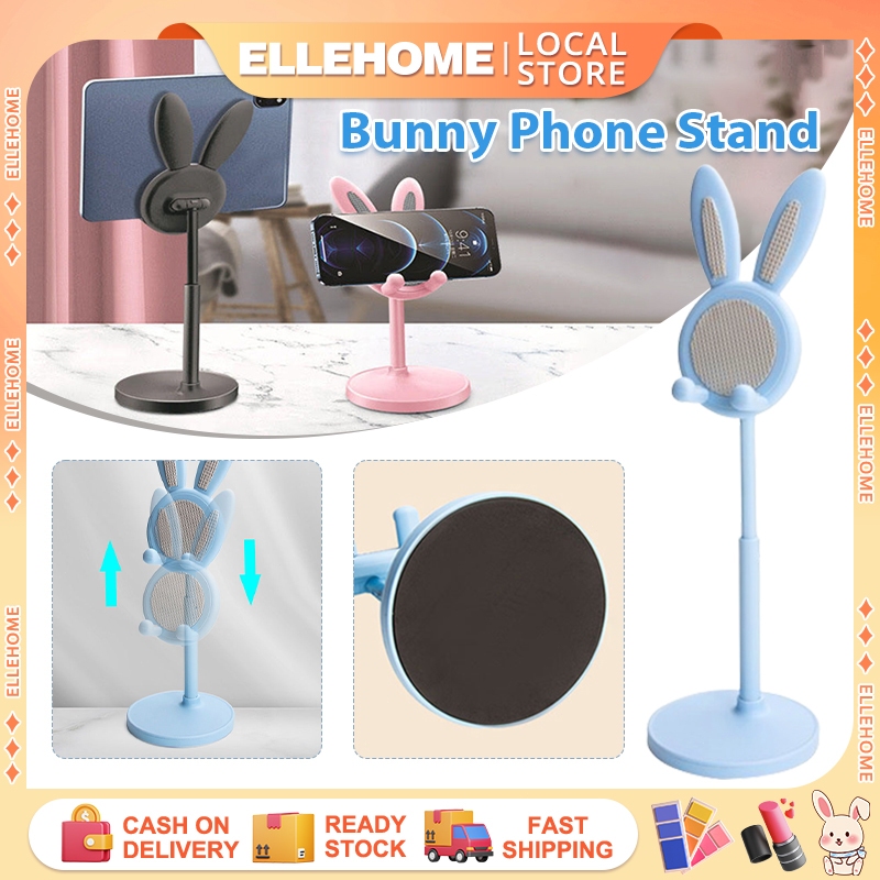 Bunny Phone Stand Rabbit Foldable Telescopic Portable Phone Holder ...