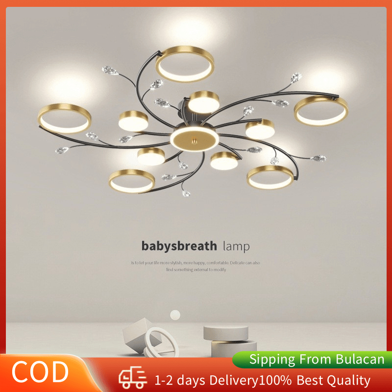 Nordic Ceiling Lamp Bedroom Center Light Ceiling Modern Chandelier ...