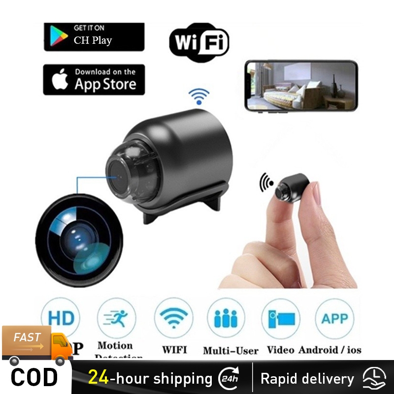 X5 mini Camera WiFi Wireless 1080P Home Surveillance Security Night ...