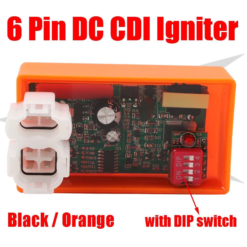6 PIN DC Adjustable Racing CDI With DIP Switch for keeway rcs125 Rouser ...