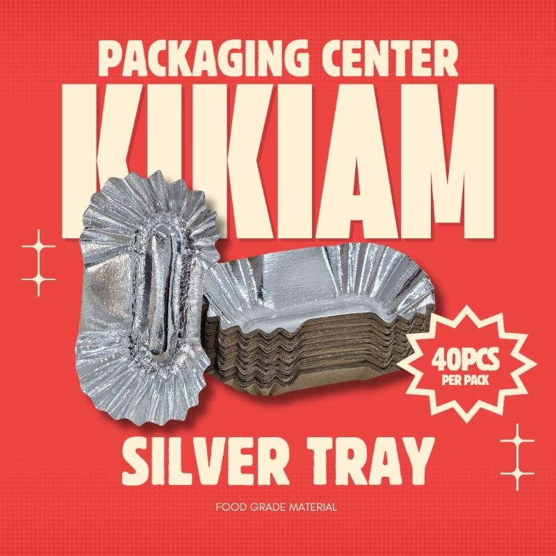 Kikiam Silver Takoyaki Fishball Siomai Paper Plate Tray by 40pcs per ...