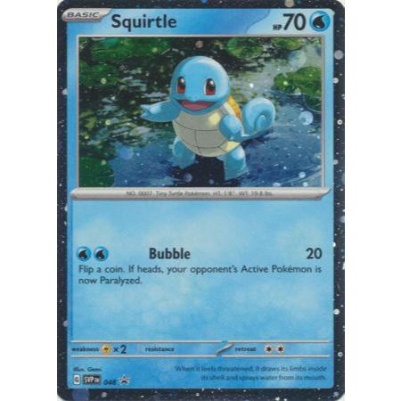 SVP048 - Squirtle- Black Star Promo - Scarlet and Violet - Holo Card ...