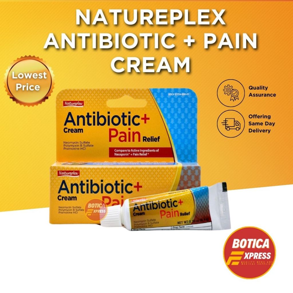 Natureplex Antibiotic Pain Relief Cream 0.33 Oz | Shopee Philippines