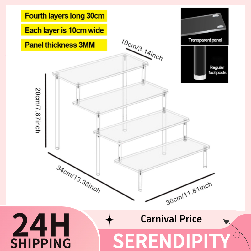 Acrylic Display Stand For Toy Storage Figure Model Display Rack Jewelry ...