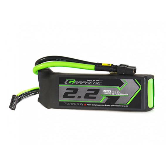 Batteria LiPo Turnigy Graphene Panther 1000mAh 2S 7.4V 75C-150C Con XT60 Per RC