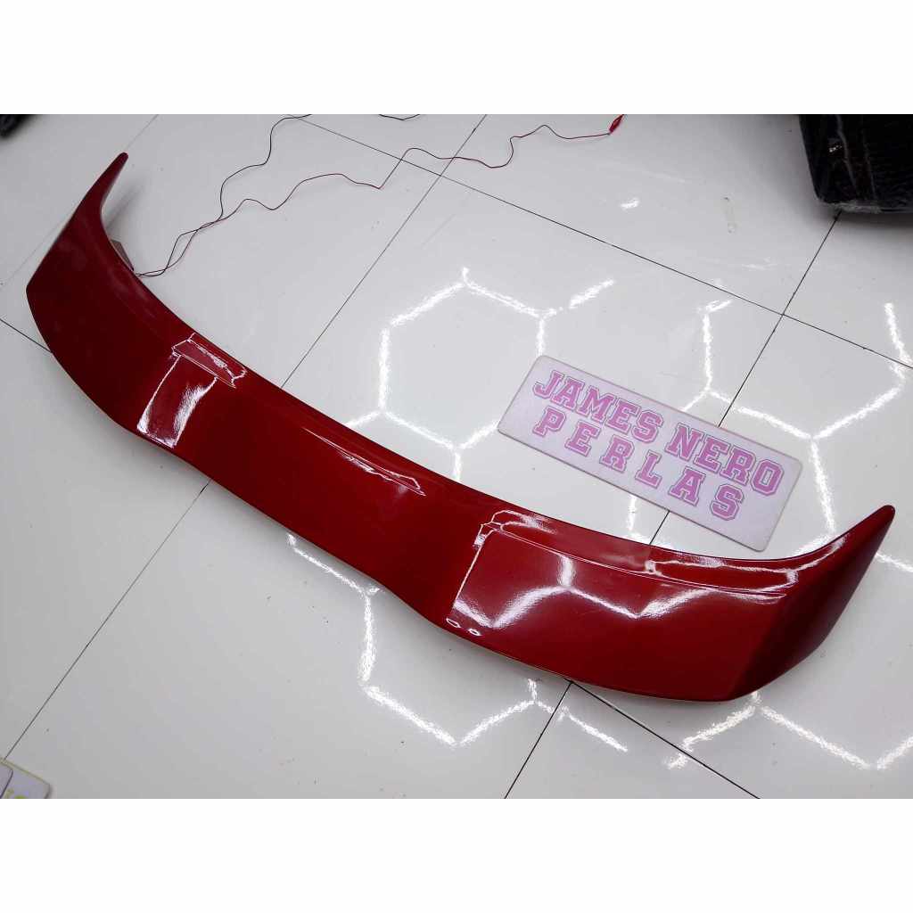 Mica Red Painted Spoiler with 3rd Brakelight for Sedan Cars | Shopee ...