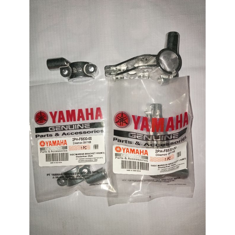 Yamaha Genuine (L&R)set Side Mirror Holder Bracket set Mio i125 M3 2PH ...