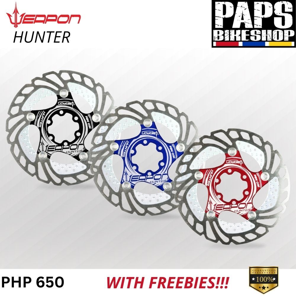 WEAPON HUNTER ROTOR 160mm SOLD PER PIECE | Shopee Philippines
