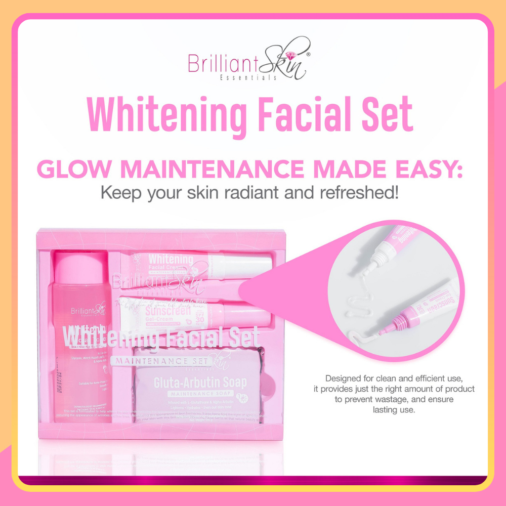 Brilliant Skin Whitening Facial Set (Maintenance Set) | Shopee Philippines