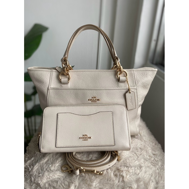Original COACH set with WALLET preowned(less 600 sa G) | Shopee Philippines