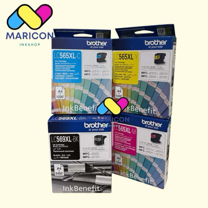 ORIGINAL brother ink Lc569xl/Lc565xl for MFc-J2310/J2510/J3520/J3720 ...